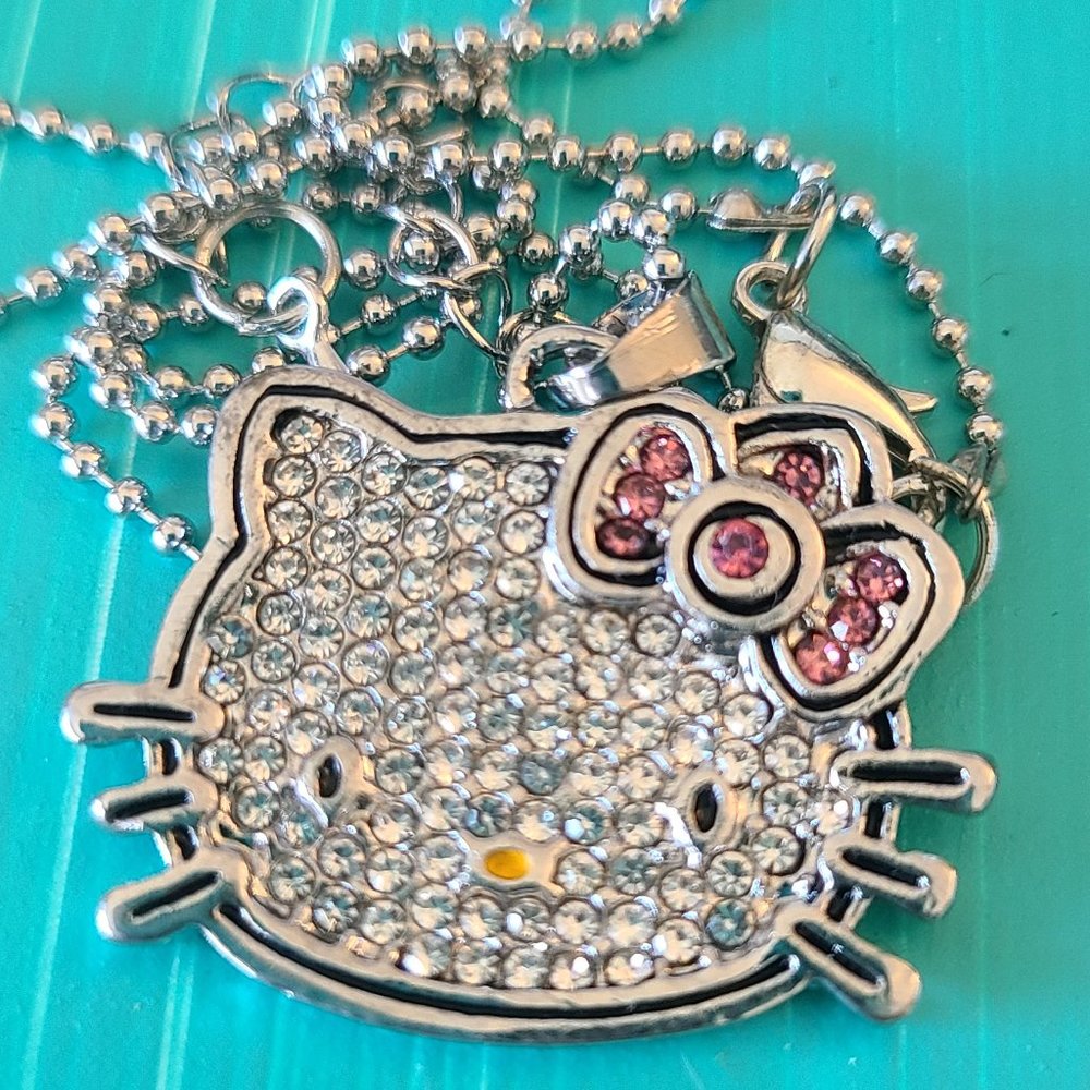Hello Kitty Crystal Necklace